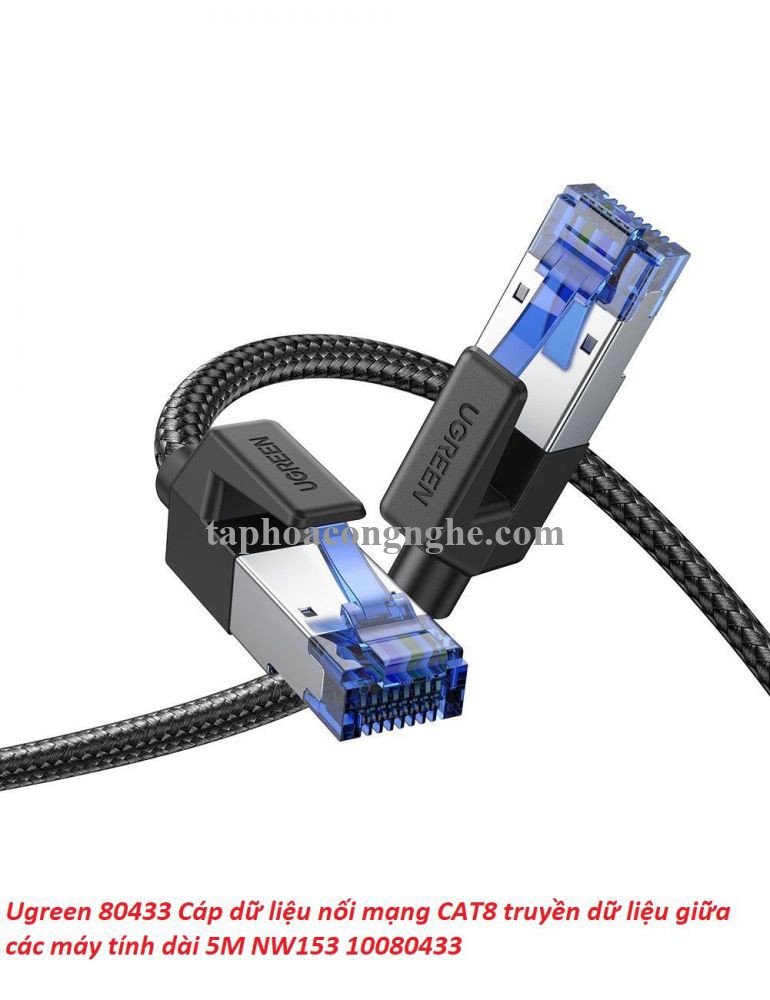 Ugreen 80433 5M CAT8 Shielded Cáp nối mạng Lan giữa các máy tính NW153 30080433